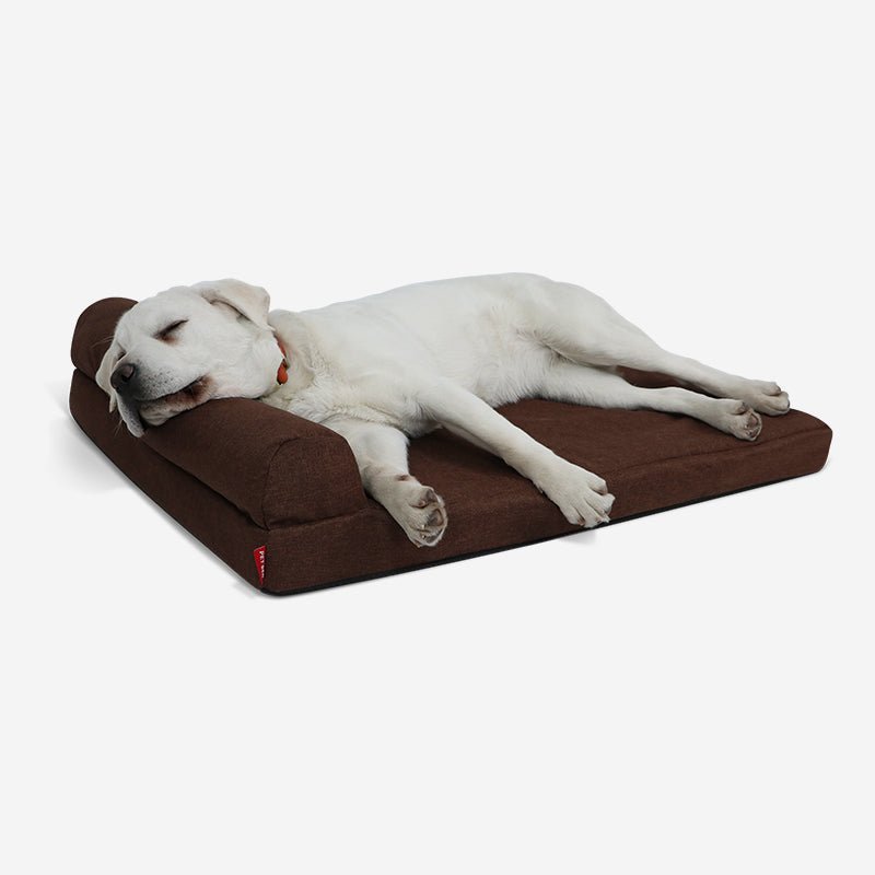 Orthopedic Linen Cushion Pet Bed